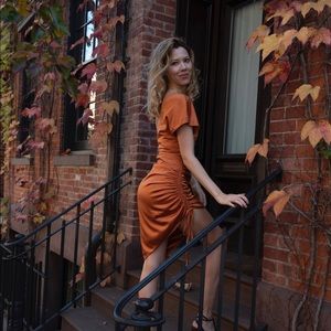 Exclusive Golden Hour Bronze Dress